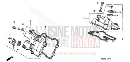 CYLINDER HEAD COVER XL1000V2 de 2002